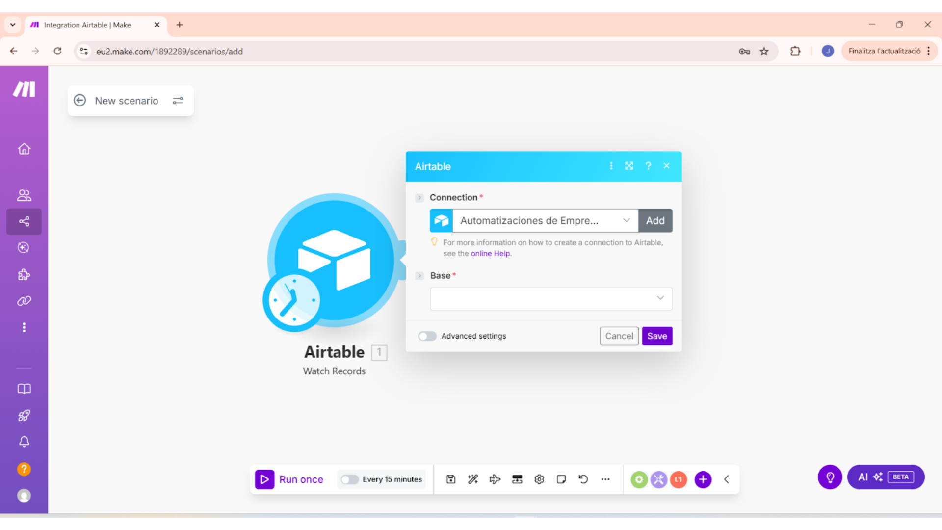 Conexión con Airtable