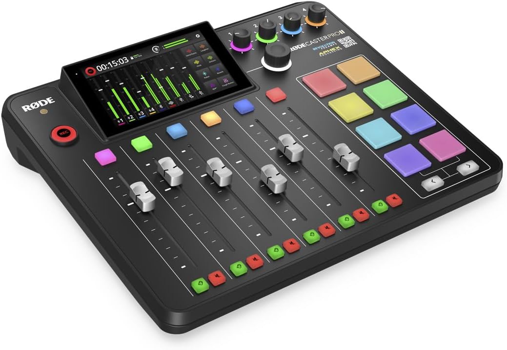 RØDECaster Pro II – Estudio profesional de podcast y creación de contenido